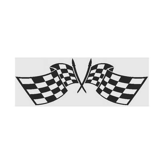 Wall Design Pieces Checkered Auto Race Car Flag 20 X20" -