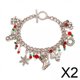 thumbnail image 1 of Pulsera de cuentas de Navidad,Pulsera de cuentas de Navidad Regalos de fiesta de Navidad,Pulsera de Navidad Regalo Pulsera de regalo de Año Nuevo,Pulsera de cuentas para niños de vacaciones, 1 of 8