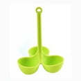 thumbnail image 1 of Fridja Clearance Eggss Cook Eggss Tray Heat-stand Children's Complementary Food 3-hole Eggss Tray Inventive Cooking Eggss Tray In The Kitchen Kitchen Decor, 1 of 1