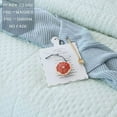 thumbnail image 5 of KASENTEX Coverlet 3-pc Mini Quilt Set - All-Season Lightweight Ultra Soft Bedding Stonewashed Blanket - Heat-pressed 2-Tone REVERSIBLE Color, KING + 2 King Shams, Milky Green/Sheer Pink, 5 of 5