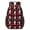 Bigfoot and Plaid, variant on Bigfoot and Campfire Green Pattern 17" School Backpacks for Teens,Waterproof Oxford Fabric,S-Shape Padded Straps for School,Travel,Hiking,Camping