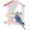 Pink, variant on Bird Mirror with Perches House Shape Interactive Play Toys for Small Parrot Budgies Parakeet Cockatiel Conure Lovebird Cage Accessories