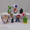 thumbnail image 1 of 7 unids/set Super Mario Bros figuras de acción muñecas de dibujos animados Luigi Yoshi sapo decoración juguetes para niños regalos zhangmengya LED, 1 of 2