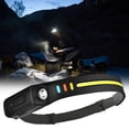 thumbnail image 1 of Outdoor Rechargeable Led Headlight, Strong Beam Bicycle Running Light, Waterproof Shockproof Design, for Night Hiking, Usb Charging, 1000mah Battery, High Intensity Beam, Compact Portable,, 1 of 3