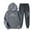 Dark Gray, variant on Brondbend Women Sweatsuits Sets Pullover Hoodie Women Long Sleeved Pocket Drawstring Pullover Printed Stretchy Waist Jogger Outfits Comfortable Loose Tracksuits Athletic Fall Winter Sets Beige