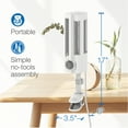 thumbnail image 6 of Lasko Clip Stik 2-Speed Clip-On Ultra Slim Table Fan, White, 4006, New, 6 of 11