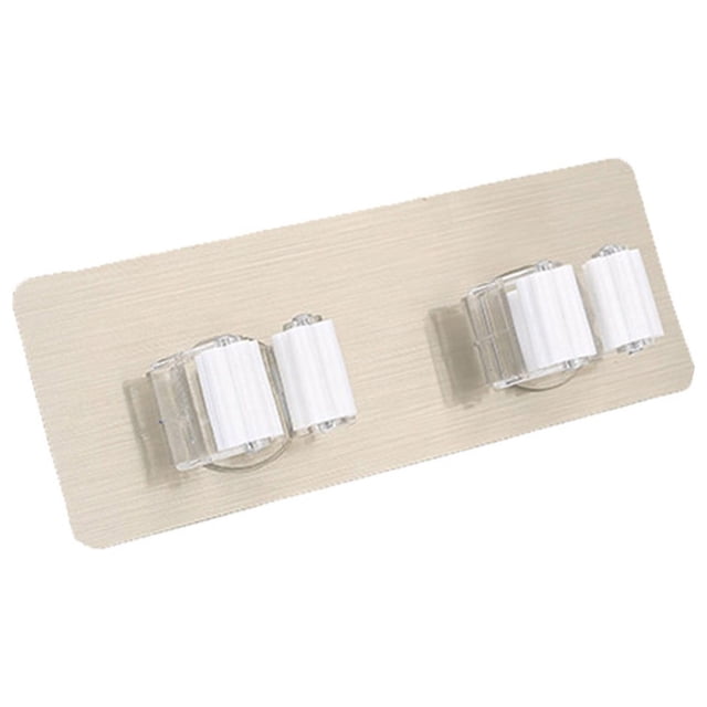 Wall Mounted Mop Organizer Holder - Space-Saving Kitchen Tool Rack for Cleaning Accessories in Home &