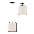 thumbnail image 3 of Crystorama Lighting - Carlyn - 1 Light Flush Mount In Modern And Contemporary, 3 of 7