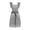 Gray, variant on Women's Retro Apron with Lace Trim Ruffle Detail Pockets for Baking Cooking Kitchen Housework Daily Use Home