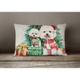 thumbnail image 4 of Carolines Treasures DAC1267PW1216 16 x 12 in. Unisex Bichon Frise Christmas Fabric Decorative Pillow, 4 of 4