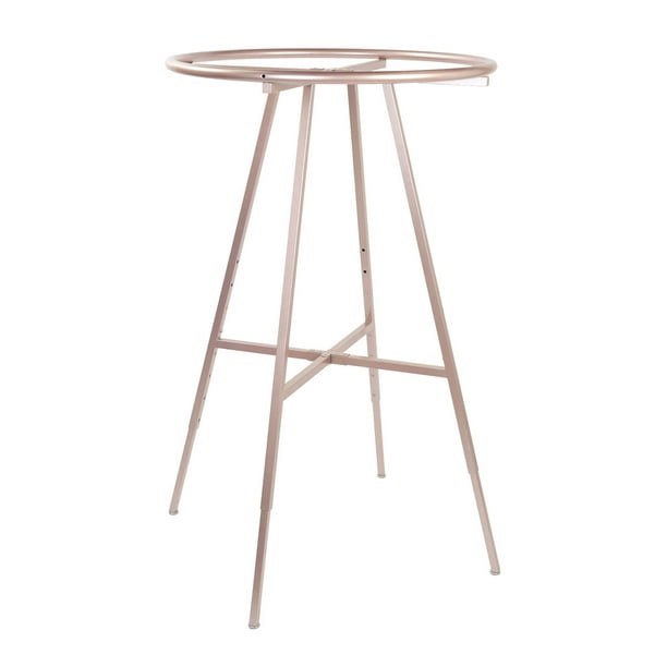 Round Clothing Rack Rose Gold 48 72 H Adjustable In 3 Increments Com Round Clothing Rack Rose Gold 48 72, Rose Gold Garment Rack