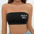 thumbnail image 2 of Women Strapless Bandeau Bra Printing Patten Tube Tops Bra Bralette Seamless Comfortable Bra, 2 of 5