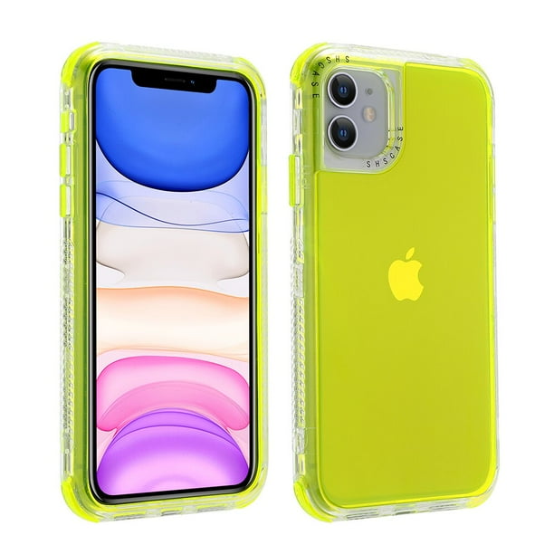 Funda de teléfono de Color caramelo a prueba de golpes para iPhone 14 13 12 11 Pro Max XS Max XR X 7 8 Plus SE 2020 funda trasera suave transparente Tan Jianjun unisex