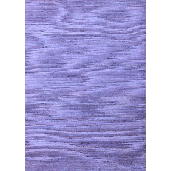 Ahgly Company Indoor Rectangle Abstract Blue Modern Area Rugs, 6' x 9'