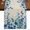 Blue Beige, variant on Table Runners 90 Inches Long Dress Scarves, Spring Blue Floral Farmhouse Coffee/Dining/Kitchen Table Runner for Living Room, Farmhouse Weeping Floral Leaves Burlap 13x90 Inch