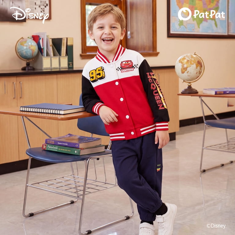 Disney Cars Boys Lightning McQueen Bomber Jacket photo 7