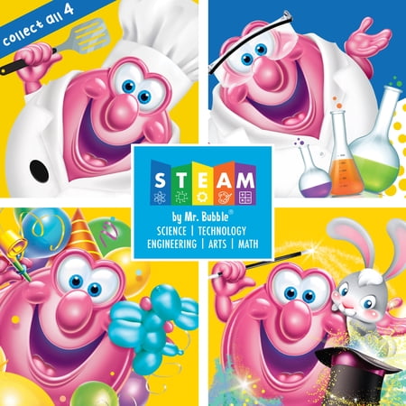 Mr. Bubble Magic Bath Crackles, Poppin' Bath time Fun, Paraben & Fragrance-Free