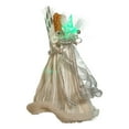 thumbnail image 3 of Kurt Adler 12-Inch White and Silver LED Fiber Optic Angel Treetop, 3 of 4