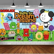 Battle for Dream Island Backdrop Banner Party Supplies Poster Movie Theme Background for Photography Birthday Decorations