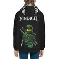 thumbnail image 4 of Youth NinJago Hoodies Boys & Girls Hooded Sweatshirt Over 7 Years Kids Pullover Long Sleeve Hoody Tops, 4 of 5