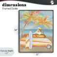 thumbnail image 4 of Stupell Industries Eclectic California Road Trip Black Framed Giclee Art, 11 x 14, by Hillary Holt, 4 of 8
