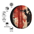 thumbnail image 4 of Yiaed Silhouette Trumpet Red Art Print Print Tire Wheel Cover, tire covers for trailers,rv wheel covers,rv tire covers, camper tire covers,tire covers for cars-15 inch, 4 of 6