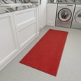 thumbnail image 6 of Ottomanson Hallway Runner Rug 2x9 Non-Slip Rug for Kitchen Bedroom Entryway, 1'10" x 9', Red, 6 of 14