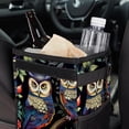 thumbnail image 6 of Owl Foldable Car Trash Bin with Lid, Leak-Proof Mini Trash Can for Car with Hanging Storage Bag, 6 of 6