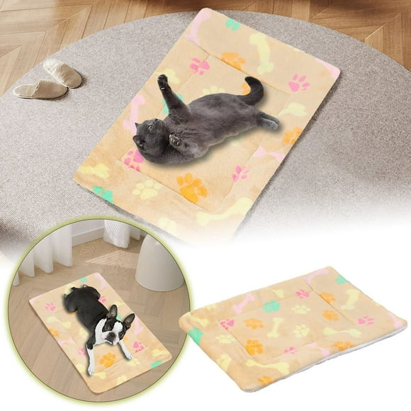 Heated Pet Bed for Cats and Dogs with Removable Washable Cover Energy Efficient Indoor Warm Sleeping Mat for Winter Season Comfort Pro Dormant Design