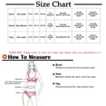 thumbnail image 3 of Bikini sexy de color sólido con cintura dividida para mujer a la moda Fridja  nalpqowj53720, 3 of 6