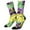 Blue, variant on MEICHEN Women's Mardi Gras Themed Comfortable Cute Printed Mid Calf Sports Socks Fashion Clothing Accessories for Women