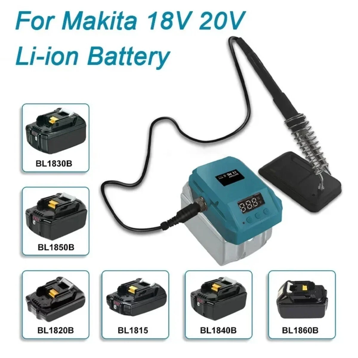 60W Cordless Electric Soldering Station for Makita 18V Digital Soldering Iron