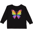 thumbnail image 3 of Inktastic Butterfly with Rainbow Wings Boys or Girls Long Sleeve Toddler T-Shirt, 3 of 5