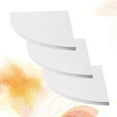 TUIBELYN Set of 3 Corner Floating Shelves for Storage and Display
