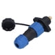 thumbnail image 5 of Conector de alimentación industrial para aviación, macho y hembra, con brida, resistente al agua IP68, SP137 (250 V, 5 A), 5 of 14