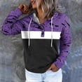 thumbnail image 2 of Plus Size Blouses for Women Cotton Tank Tops for Women 2024 Fashion Retro Loose Casual Long Sleeve Hoodie Sweatshirt, 2 of 5