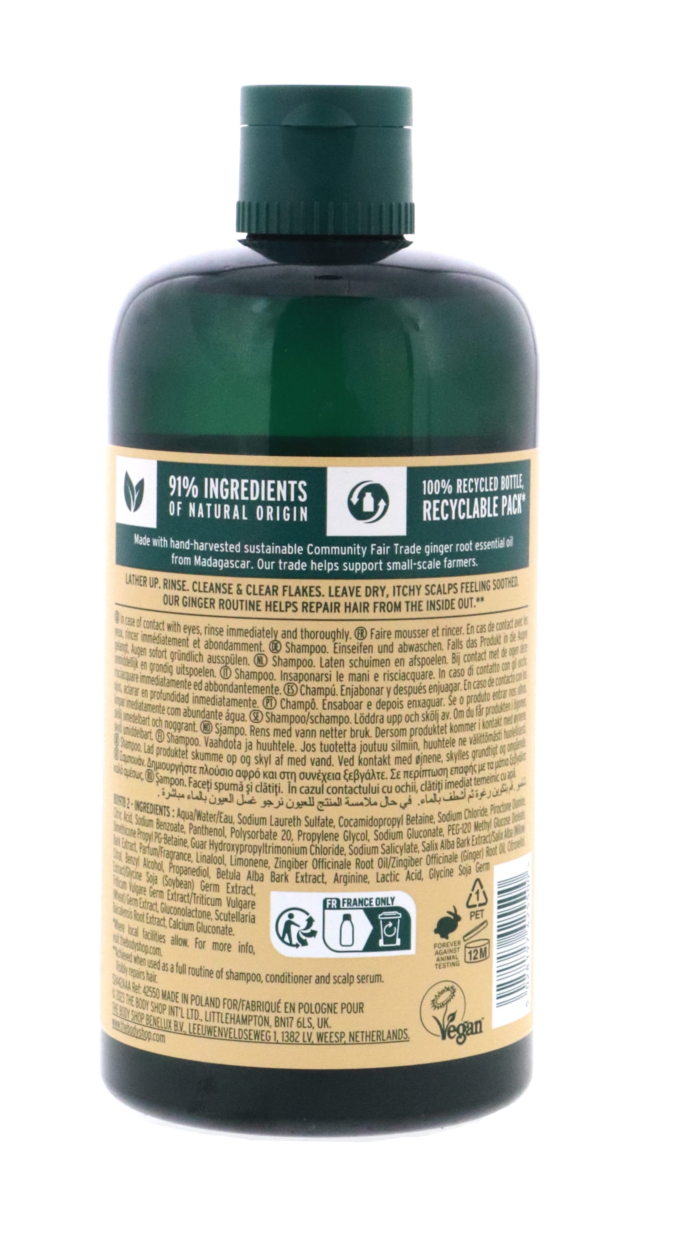 The Body Shop - Ginger Anti-Dandruff Shampoo (400ml)