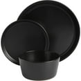 thumbnail image 3 of Gibson Soho Lounge Rachel 12 Piece Coupe Dinnerware Set, Matte Black, 3 of 6