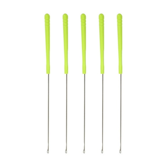 5PCS Crochet Hooks, Plastic Handle Crochet Needle for Braid Hair