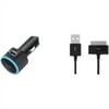 iLuv iAD572Blk - Car power adapter - 10.5 Watt - 2.1 A (USB) - for Samsung Galaxy Tab