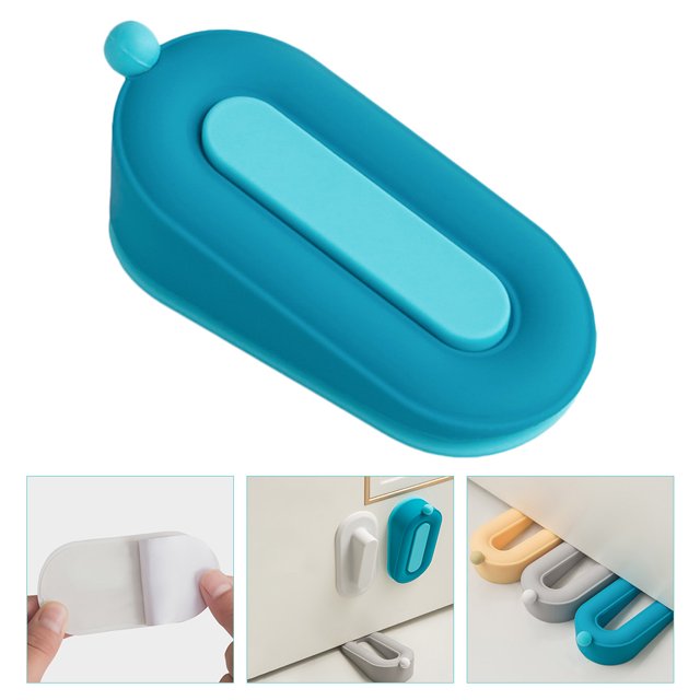 unbranded Puerta Tope Azul Protección Para Puerta Inferior Para Uso En Hogar Oficina