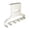 D, variant on FENGGHAO Over The Door Hanger Organizer 2026 Upgrade No Drill Space Saving Rack for Bedroom Kitchen Bathroom Coat Hat Scarf Towels