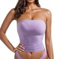 thumbnail image 2 of Einccm Women Strapless Camisole Backless Crop Top Slim-Fit Cami Tank Top for Summer Party Casual Night Out Trendy Fashion, 2 of 3