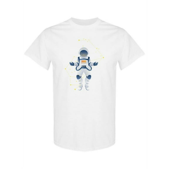 An Astronaut In Space T-Shirt Women -SPIdeals Designs, Female Medium