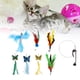 thumbnail image 3 of Juguetes interactivos para gatos con súper ventosa desmontable, 8 Uds., reemplazos de plumas, juguete de plumas de primavera para gatos de interior, j Zulema Juguetes para gatos, 3 of 8