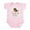 Petal Pink, variant on CafePress - Little Sister Infant Bodysuit - Baby Light Bodysuit, Size Newborn - 24 Months