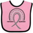 thumbnail image 3 of Inktastic Parkinson's Awareness Ribbon Rainbow Boys or Girls Baby Bib, 3 of 4