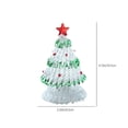 thumbnail image 3 of christmas tree White Mini Crystal Christmas Tree Luminous Christmas Tree Ornament Christmas Series Gift Christmas Decoration Ornament, 3 of 5