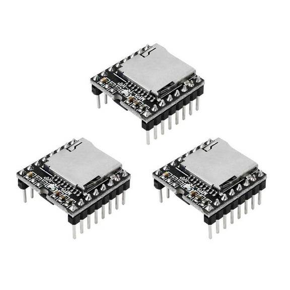 3PCS Programmable for DFPlayer Mini MP3 16P TF Card U Disk DF Player Module