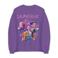thumbnail image 4 of Moonsky Sudadera pop Demon Hun/er, sudadera Huntrix con cuello redondo, jersey de manga larga para mujer y hombre, ropa de calle, moda urbana (Morado XL), 4 of 4